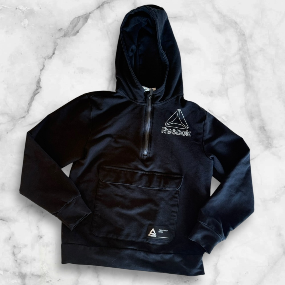 Kids Reebok quarter zip hoodie size L (10/12)